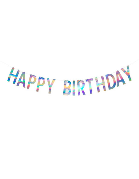 GIRLANG HAPPY BDAY IRRIDESENT