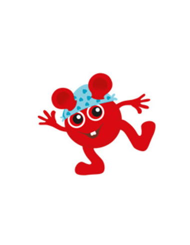 BABBLARNA TANDBORSTE BEBIS RÖD