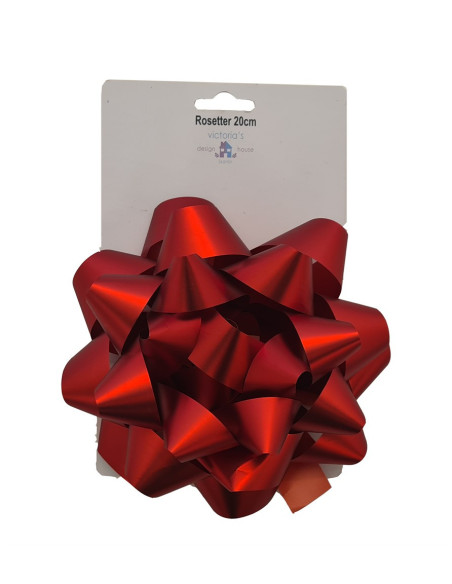 ROSETT RÖD 20CM