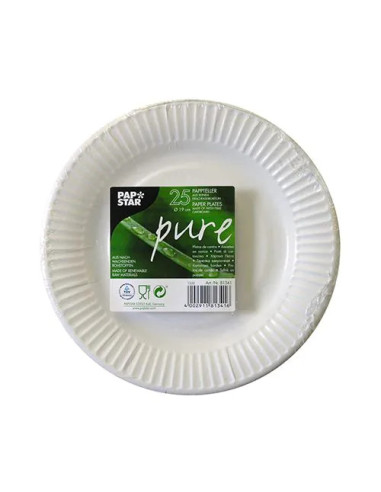 TALLRIK ENGÅNGS 19CM 25-PACK