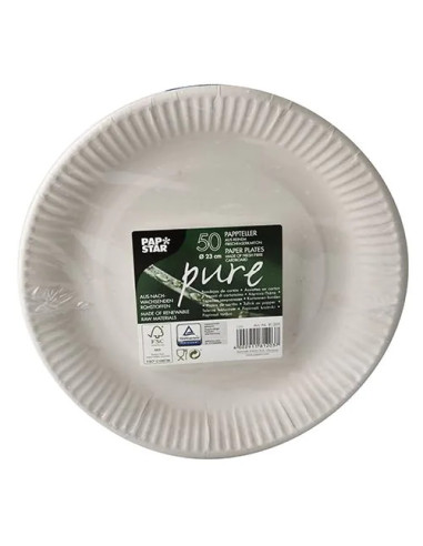 TALLRIK ENGÅNGS 23CM 50-PACK