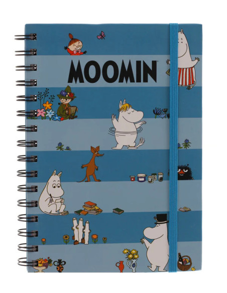 ANTECKNINGSBOK MUMIN A5 BLÅ