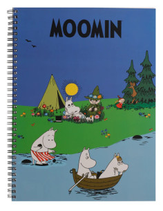 ANTECKNINGSBOK MUMIN A4 SKOG