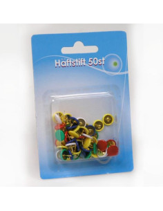 HÄFTSTIFT 50P FÄRG