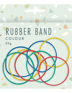 GUMMIBAND 50G FÄRGMIX
