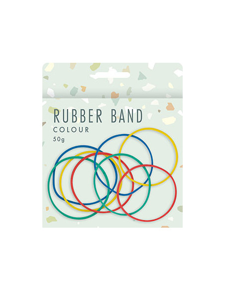 GUMMIBAND 50G FÄRGMIX