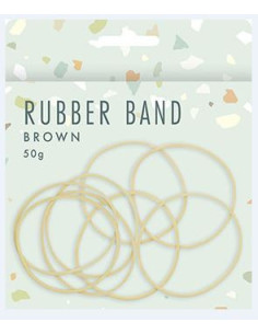 GUMMIBAND 50G BRUN