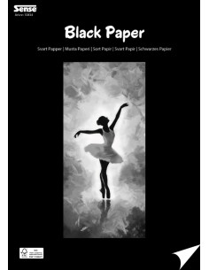 ART BLOCK SVART PAPPER 30 BLAD