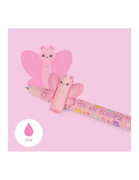 SUDDBAR PENNA FJÄRIL ROSA