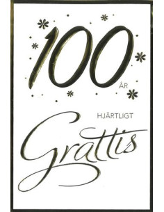 GRATTISKORT 100 ÅR
