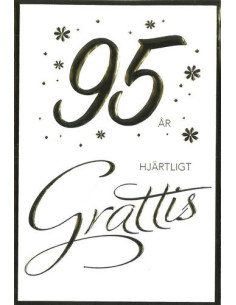GRATTISKORT 95 ÅR