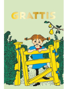 GRATTISKORT PIPPI GRÖN