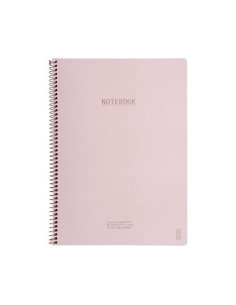ANTECKNINGSBOK KOZO A4 PINK