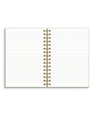 ANTECKNINGSBOK BURDE A5 GRÖN