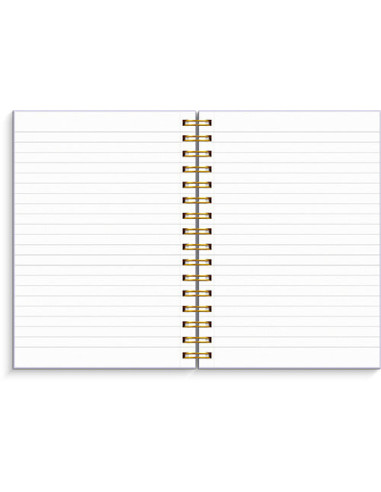 ANTECKNINGSBOK BURDE A5 LILA