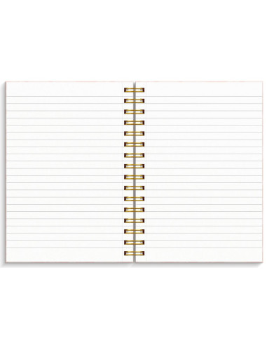 ANTECKNINGSBOK BURDE A5 FLOWER