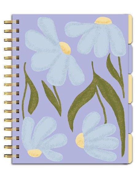 5-ÄMNESBLOCK A5 FLOWERS