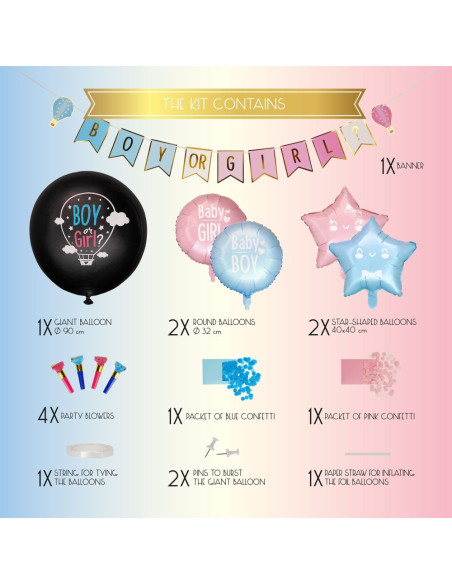 GENDER REVEAL-KIT