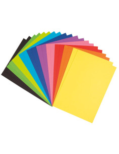 FÄRGAT PAPPER 180 GRAM 10 FÄRGER