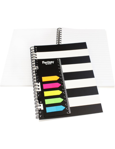 ANTECKNINGSBLOCK A5 HEART STRIPE