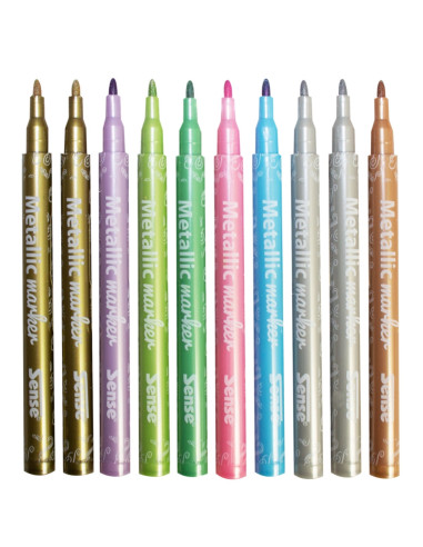 METALLIC MARKERS 10P