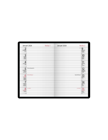 2026 NOTES SVART KONSTSKINN