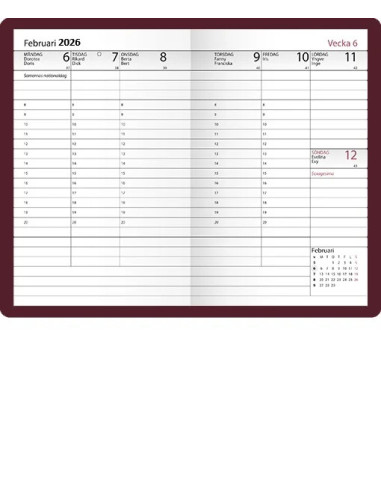 2026 LILLA EXECUTIVE BORDEAUX PLAST