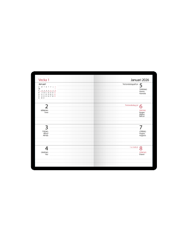 2026 LILLA FICK SVART KONSTSKINN