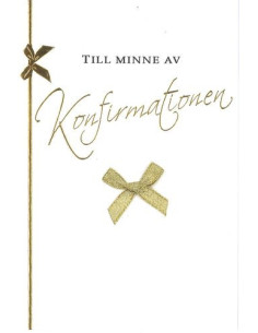 KONFIRMATIONSKORT ROSETT