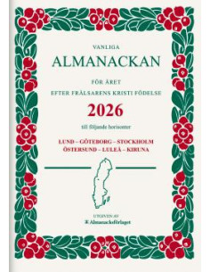 2026 VANLIGA ALMANACKAN HÄFTAD
