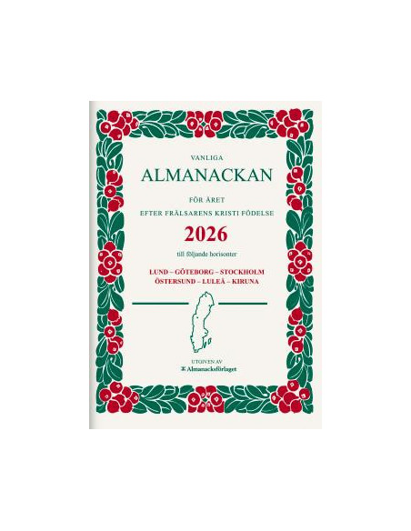 2026 VANLIGA ALMANACKAN HÄFTAD