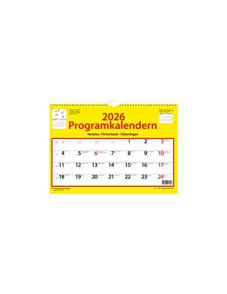 2026 PROGRAMKALENDERN