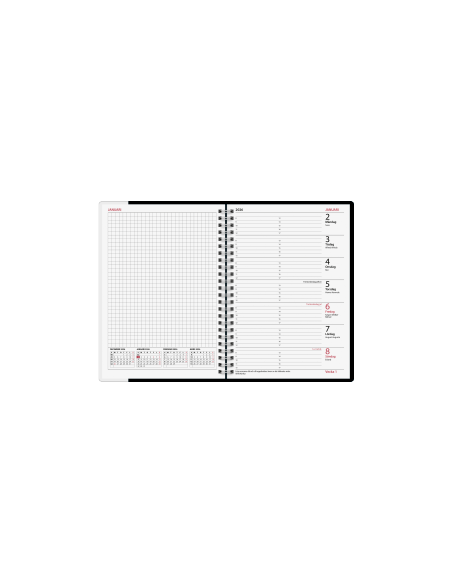 2026 VECKONOTES SILVER PLAST
