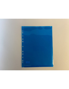 PLASTMAPP 12P BLÅ