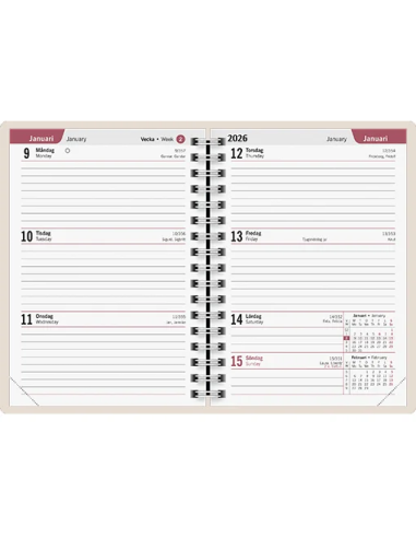 2026 VECKOKALENDER A6 MONSTERA