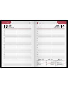 2026 TIMKALENDER BLÅ KONSTLÄDER 2