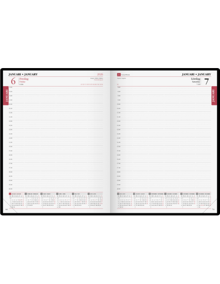 2026 TIDKALENDER BLÅ