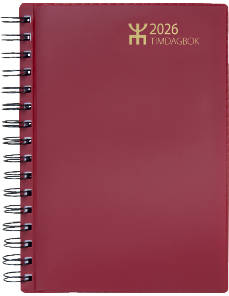 2026 TIMDAGBOK BORDEAUX WIRE-O