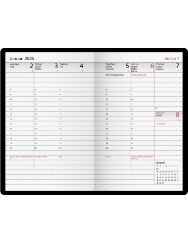 2026 EXECUTIVE SVART KONSTLÄDER