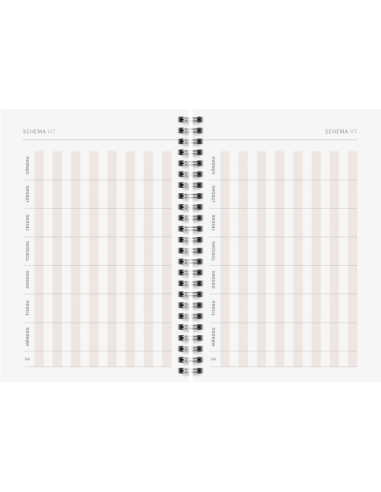 2026 A5 BLACK MARBLE 12 MÅN