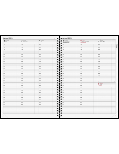 2026 JOURNAL A4 BLÅ