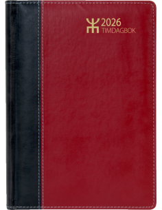 2026 TIMDAGBOK RÖDSVART