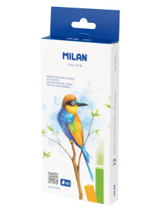 MILAN 12P MJUKA PASTELLKRITOR