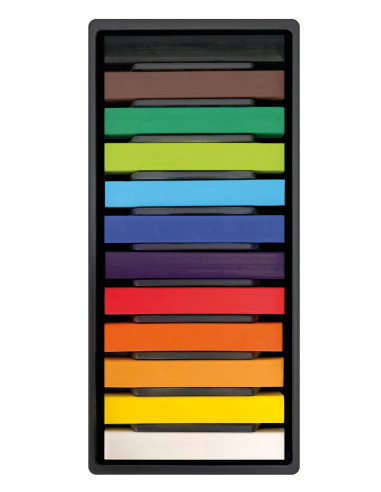 MILAN 12P MJUKA PASTELLKRITOR