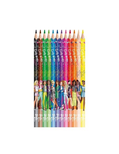 FÄRGPENNA BARBIE 12P