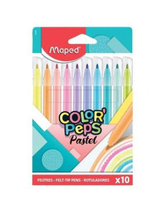 FIBERPENNA PASTEL PEPS 10P