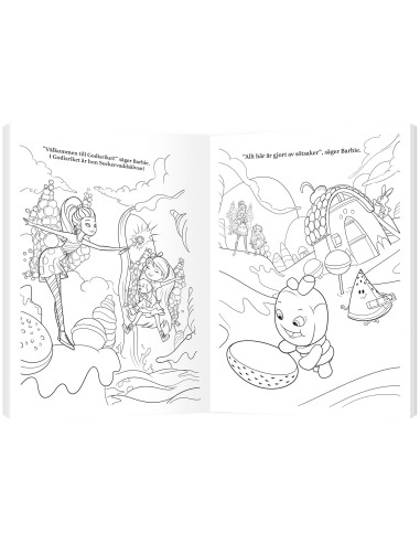 MÅLARBOK BARBIE