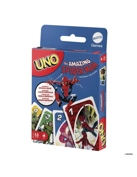 UNO Spiderman – Superhjältekul med Det Klassiska Kortspelet