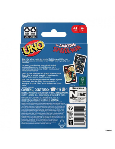 UNO Spiderman – Superhjältekul med Det Klassiska Kortspelet