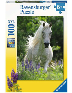 100B HORSE IN FLOWERS